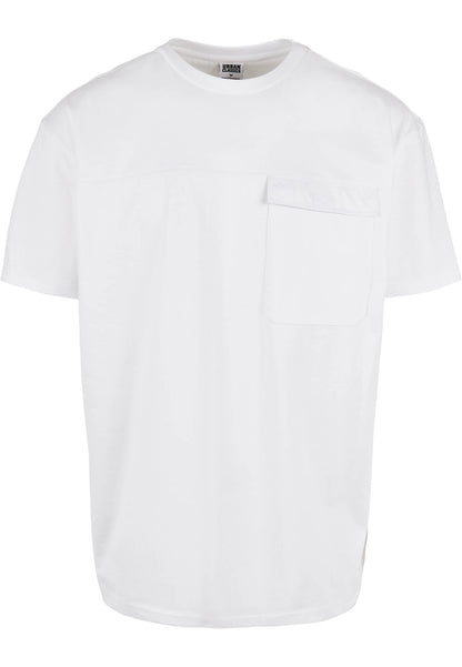 URBAN CLASSIC - Oversize Big Flap Pocket Tee T-shirt - White