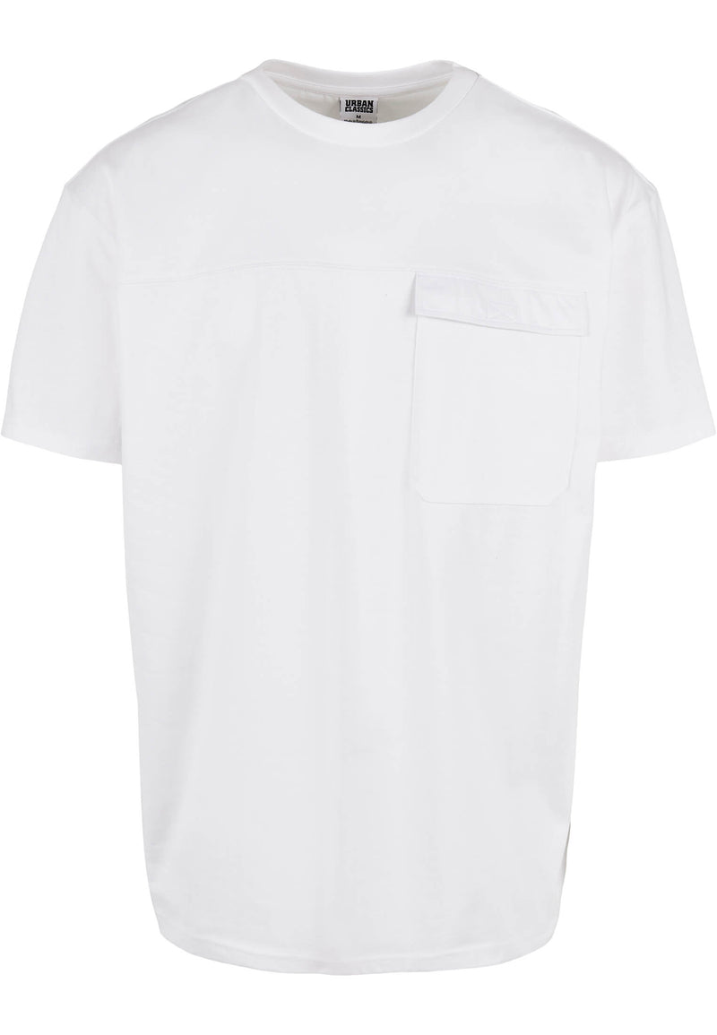 URBAN CLASSIC - T-shirt  Oversize Big Flap Pocket Tee - White