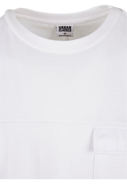 URBAN CLASSIC - Oversize Big Flap Pocket Tee T-shirt - White