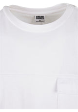 URBAN CLASSIC - T-shirt  Oversize Big Flap Pocket Tee - White