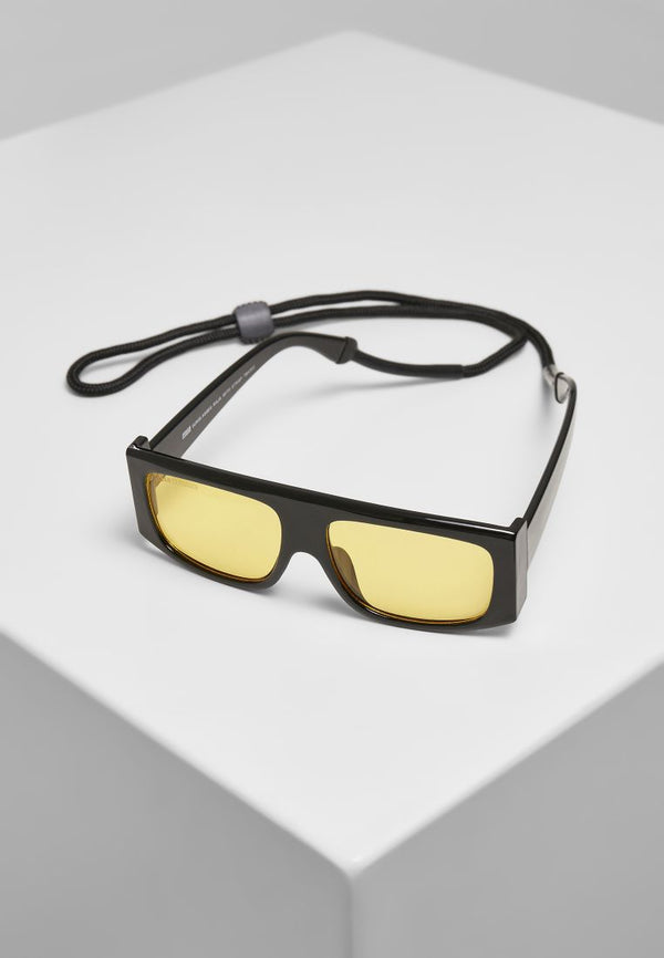 Urban Classic - Raja Sunglasses with strap - Black/yellow