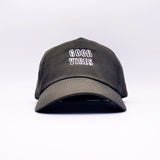 Soda StudioGood Vibes Baseball Cap - Army/white