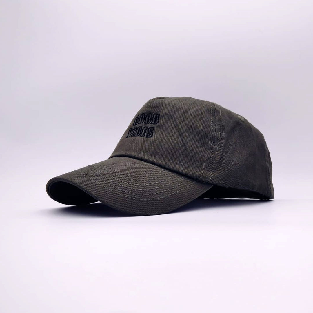 Soda StudioGood Vibes Baseball Cap - Army/black 