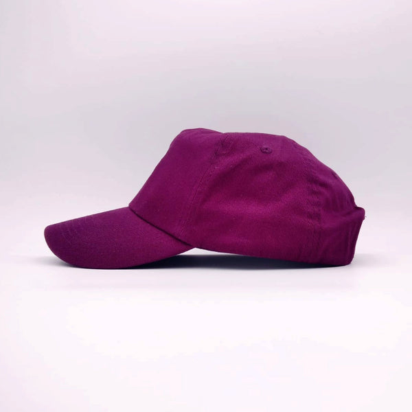 Soda Studio Good Vibes Baseball Cap - Wine/black 