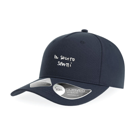 SODA STUDIO - Baseball Hat Embroidered the usual bang - Navy