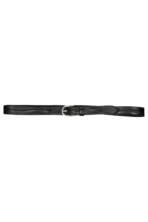 SODA - Cintura in vera pelle 25 mm - nero