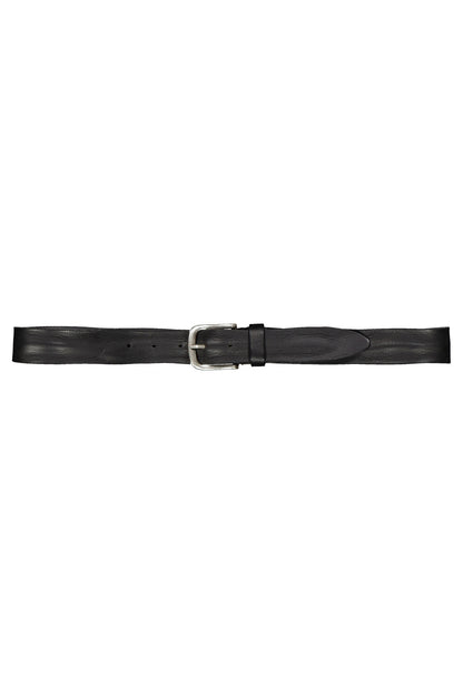 SODA - Genuine leather belt 35 mm - black 