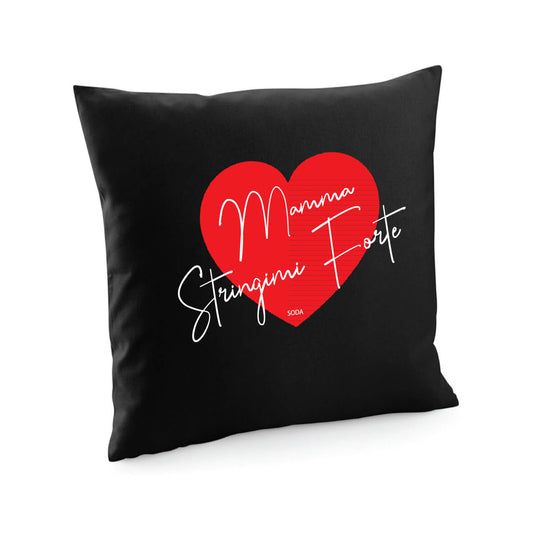 SODA - MOTHER'S DAY Cushion - black mother heart