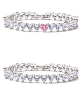 SODABIJOUX - zircon bracelets - Heart