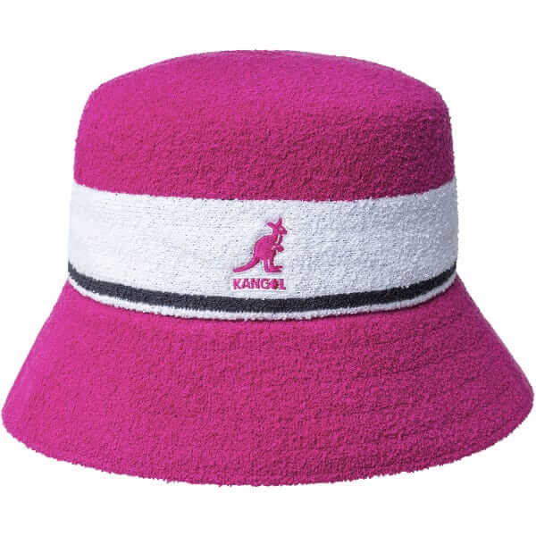 Kangol - Bermuda Stripe Bucket Electric Pink