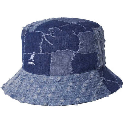 Kangol - Denim Mash-Up Bucket Med Blue