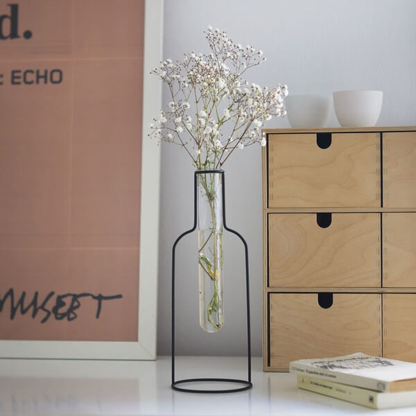 Balvi - Black Silhouette Bottle Vase